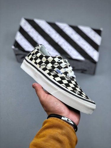 Vans Vault Og Era Lx 万斯 黑白棋盘格字母 20Ss高端支线低帮帆布板鞋Jerry Size：35 36 36.5 37 38 38.5 3
