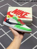 230 Travis Scott X Air Jordan 1 ” Reverse Mocha “ Aj1乔1 Ts 闪电 联名倒钩 低帮文化篮球鞋 货号: C