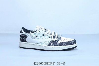 乔丹Air Jordan 1 Low Aj1 乔1低帮复古文化休闲运动篮球鞋倒勾 绑带 货号 Yx5066-323 42 Ddeop半 36-45