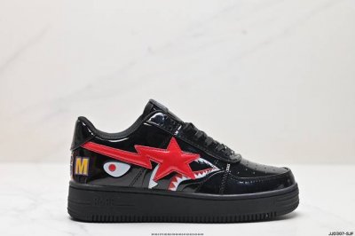 真标日本里原宿潮流品牌a Bathing Ape安逸猿bape Sk8 Sta Low Sk8系列低帮休闲运动滑板板鞋 尺码:36 36.5 37.5 38 3