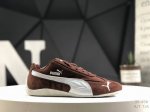 170 Puma Speedcat 联名复古彪马薄底轻盈休闲运动鞋 以质感皮革鞋面混搭网布设计 并配有激光切割细节 别具特色 彰显个性 可拆卸鞋舌 随意搭配实现