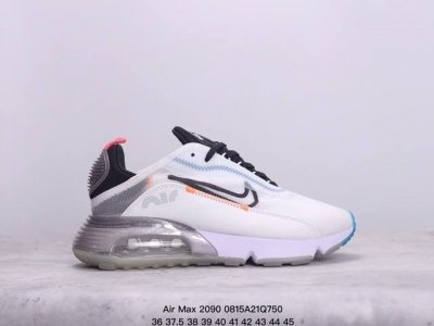 air Max 2090 蝉翼气垫运动跑鞋 黑绿蓝 Bv9977-001 鞋面采用了当下流行的透明蝉翼材质，不同位置采用不同透明度，带来丰富层次感，更大的全新