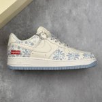 本地 核心私 Nike Air Force 1'07 Low Supreme联名 青花 空军一号低帮休闲板鞋 #原楦头原纸板 原装鞋盒 定制五金配件 内置全掌气