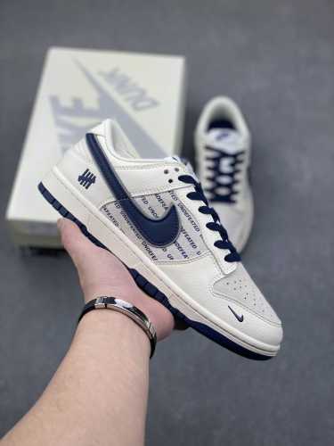 海外爆款限量发售！公司级 Nike Sb Dunk Low“ Un联名 英文藏蓝底” 周年高端定制 低帮休闲板鞋 定制鞋盒 大厂纯原品质出货 超高清洁度 皮料切