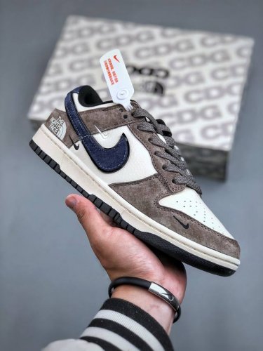 Nike Sb Dunk Low 北面联名-神秘灰 周年高端定制 低帮休闲板鞋 Xs1086-006 #定制鞋盒 大厂纯原品质出货 超高清洁度 皮料切割干净无任