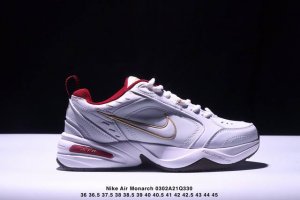 公司级耐克Nike Air Monarch Iv 帝王4代复古老爹百搭休闲慢跑鞋复古潮流优质皮革打造鞋面，夸张流线极符 风靡老爹元素 外形延续当下潮流得未来感老