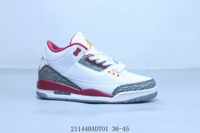 乔丹Air Jordan 3 Retro Black Gold . 迈克尔 乔丹Aj3代中帮复古休闲运动文化篮球鞋 211440Adtoi 36-45