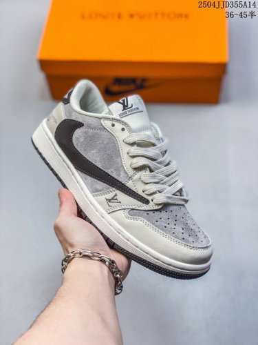 Nike Air Jordan 1 Low 定制配色 定制Aj-高端定制 低帮复古文化板鞋 #定制鞋盒 大厂纯原品质出货 超高清洁度 皮料切割干净无任何毛边 细