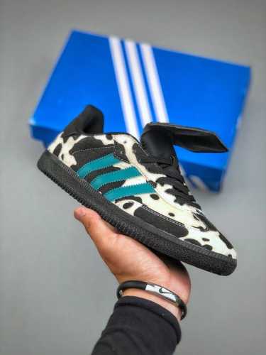 Adidas Samba Og 黑绿斑马 Js3930阿迪三叶草休闲板鞋尺码 36 36.5 37 38 38.5 39 40 40.5 41 42 42.5