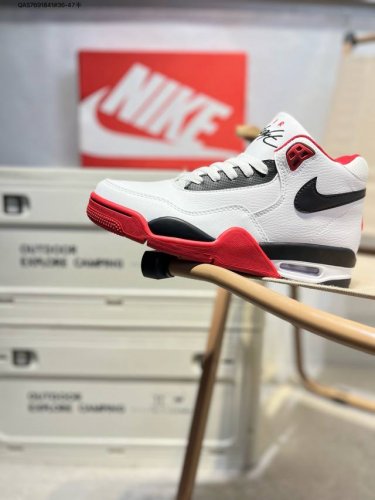 Nike Flight Legacy 皮革 经典复古风格 减震防滑耐磨中帮 复古篮球鞋 货号:Bq4212 Qas7691841#36-47半