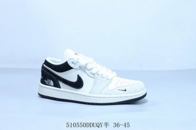 乔丹Air Jordan 1 Low Aj1 乔1低帮复古文化休闲运动篮球鞋 北面联名 货号 Hd2258-617 510550Dduqy半 36-45
