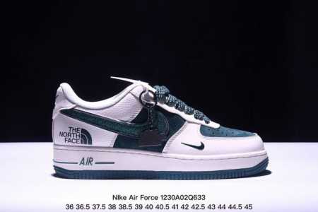 海外限量发售！公司级nike Air Force 1 '07 Low “北面联名--满天星蓝勾白蓝配色”空军一号 低帮 运动鞋 休闲鞋 折边针车 工艺难度大 原 - 点击图像关闭