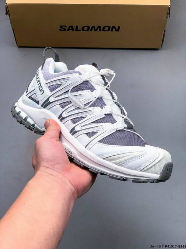 集图 Salomon Xa pro 3D Adv 萨洛蒙 户外越野跑鞋 鞋面采用Sensifit贴合技术 全方位贴合包裹脚型 鞋跟部鞋底牵引设计 提供强大的抓地
