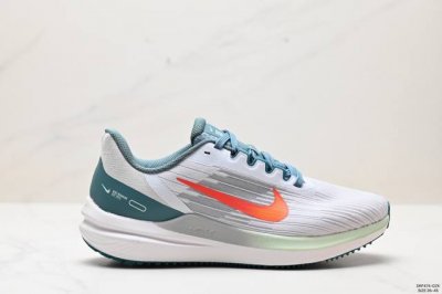 真标耐克nk Air Zoom Winflo 9 登月网面透气专业跑步鞋 原档案数据编织面 原盒原配 货号:Dx6048-181 尺码:36-45 Id:Drf