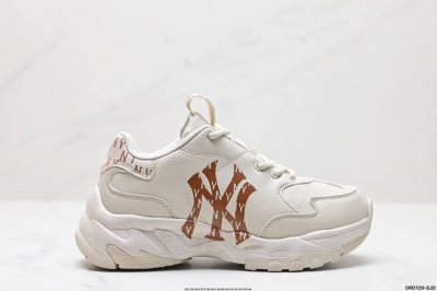 真标korea韩国限定发售ny美国榄球洋基队限定 X Mlb Big Ball Chunky Mesh 厚底老爹系列低帮网织轻量休闲运动慢跑鞋 货号:32Shc