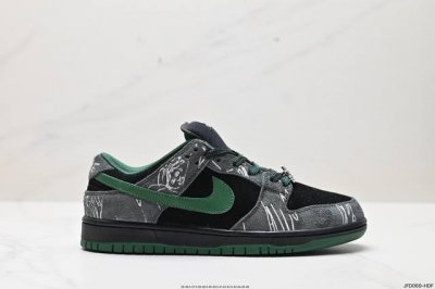 公司级耐克nike Sb Dunk Low扣篮系列低帮休闲运动滑板板鞋采用软质牛剖皮鞋面材质#正确后跟反口里弧度#原厂中底布正确印刷#鞋垫嵌入缓震乳胶+Sole