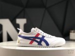 真标带半码日产经典老牌-鬼塚虎 Onitsuka Tiger Mexico 66经典墨西哥系列复古经典百搭休闲皮革慢跑鞋 货号：1183B772-101 尺码: