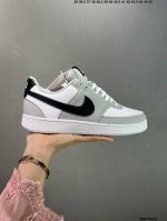110 nike Court Vision Lo 低帮百搭 透气休闲运动板鞋 兼顾舒适脚感和出众风范 演绎匠心之作 结构性的支撑贴合感结合复古篮球设计 货号:C