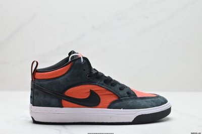 真标Nike Sb React Leo 冬季新款复古中帮滑板鞋休闲运动鞋 货号:Dx436 01 尺码:36 36.5 37.5 38 38.5 39 40 4