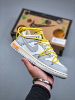 福利清仓 纯原版本 原460版本 0Ff-White X Nike Dunk Low The 50 Ow系列 原厂原档案开发 原盒原标 正确原厂头层皮料 官方厚