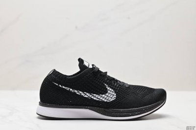 公司级nike Flyknit Racer 网布织物舒适减震支撑 低帮 休闲跑步鞋 货号:526628-037 尺码:39-45 Id:Jdd -Gzf