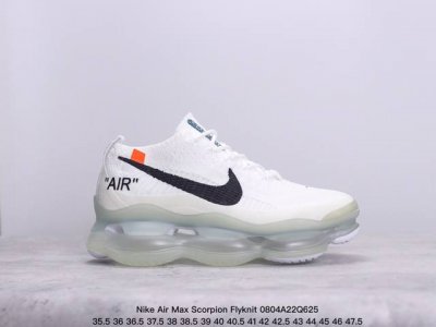 公司级最狂野气垫来袭，打造新世代大气垫！全新耐克nike Air Max Scorpion Flyknit 超级大气垫系列前卫增高低帮休闲运动慢跑鞋 货号:Hj