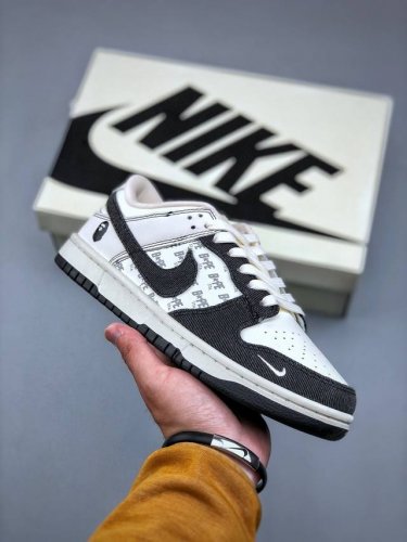 Nike Sb Dunk Low Bape猿人头联名-满天星黑白周年高端定制 低帮休闲板鞋 #高端定制鞋盒 原装头层材料 独家版型蒸餾加工大厂纯原品质出货 超高