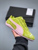 230支持放店 Puma Speedcat Og Sd"Modern Mint"极速赛车系列低帮德训风拼接复古百搭休闲运动赛车鞋“麂皮柠檬黄”401657-01