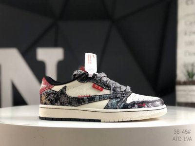 公司级带半码 耐克 Nike Air Jordan 1 Low Og Sp Aj1 乔1 低帮潮流运动休闲板鞋。Aj1 低帮拼接 完美版型真头层牛皮# 内置缓震