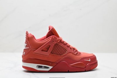 公司级Nike Air Jordan 4 Retro 耐克迈克尔 乔丹Aj4代中帮复古休闲运动文化篮球鞋 原厂材料Tpu超Q弹网格材质 缜密拉帮及中底钢印细节