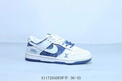 耐克 Nike Sb Dunk Low Pro 复古低帮 休闲运动滑板板鞋 Lv 货号 Jh8310-954 411720Adeop半 36-45