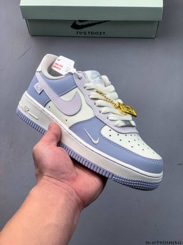 纯原版本 原楦数据纸版 采用硬质优质皮革鞋面材质 内置全掌Air Sole气垫 耐克 Nike Air Force 1 Low 空军一号低帮经典百搭休闲运动板鞋