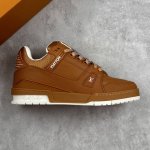 本地 核心私 lv Trainer 2025限定系列休闲运动篮球鞋 滑板鞋 顶级代购版本 颜值担当 上脚帅炸 每个颜色都是巨巨巨好看 潮人必备单品 原版订制压纹