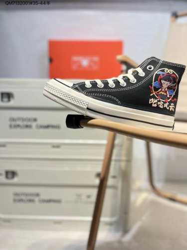定制潮流文化娱乐品牌Pop Mart X Converse Chuck Taylor All Star 1970S High Pop Mart 复古三星标哪吒联