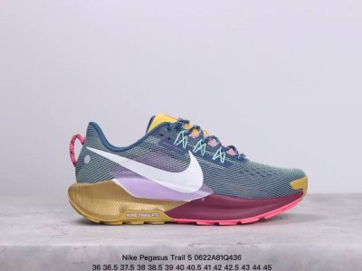 Nike Pegasus Trail 5 轻量跑鞋 Pegasustrail5男女越野跑步鞋夏新款 该鞋款搭载出众回弹的 Reactx 泡绵中底，多种地面，皆可