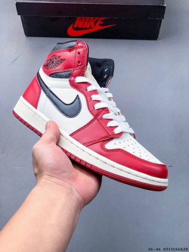 集图 头层真标！耐克Nike Air Jordan 1 Aj1乔丹一代高帮复古文化休闲运动篮球鞋 0513156S20