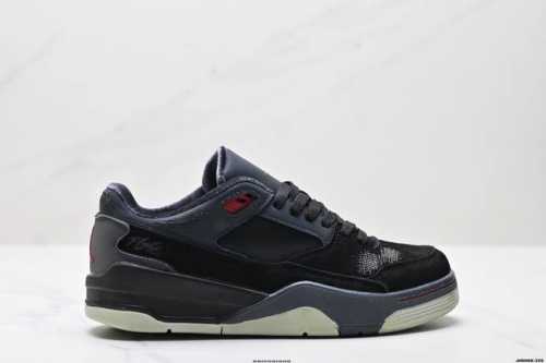 公司级Who Decides War X Nike Jordan Flight Court Ate 搭防滑耐磨 低帮 耐克复古篮球鞋 货号:Hq2958-006
