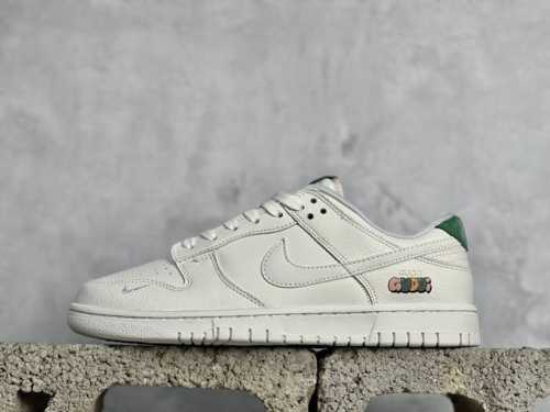 Nk Sb Dunk Low 古驰联名-米白白勾 周年高端定制 低帮休闲板鞋 Kk1688-051 #定制鞋盒 大厂纯原品质出货 超高清洁度 皮料切割干净无任何