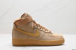 270 公司级Nike Air Force 1‘07 High 原楦头原纸板 打造纯正高帮空军版型 专注外贸渠道 全掌内置蜂窝气垫 原盒配件 原厂中底钢印、拉帮