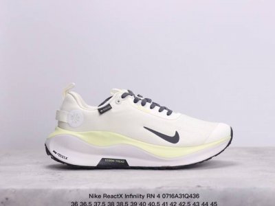 耐克nike Reactx Infiniity Rn 4 Gtx Gore-Tex Pale Ivory Anthracite 瑞亚无限4代防水版系列低帮泡棉公