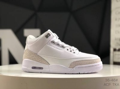 耐克 Air Jordan Aj3 Retro 原纸板楦头开发 进口头层皮料 完美鞋型匹配公司货 正确鞋舌立体高频 最新原厂底模 大底卡色咬花完美 鞋柜必备鞋款
