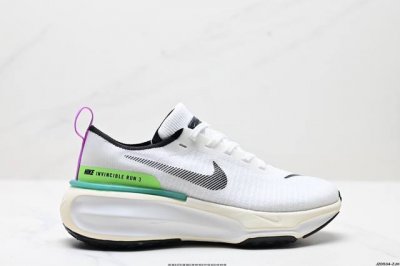 公司级耐克Nike Zoomx Invincible Run Fk3 短跑马拉松系带系列轻量休闲运动慢跑鞋 货号:Fj1046-100 尺码:36 36.5 3