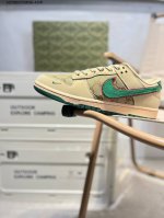Nike Sb Dunk Low“古驰联名” 周年高端定制 低帮休闲板鞋 定制鞋盒 超高清洁度 皮料切割干净无任何毛边 细节完美Dq1098 Aq7663110