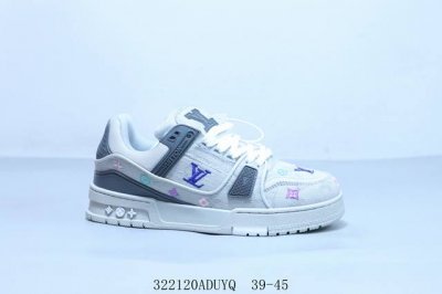 270 lv路易威登Louis Vuitton Trainer Sneaker Low休闲运动文化百搭篮球鞋 货号 51Bcolore 322120Aduyq