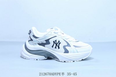 New York Yankees X Mlb Chunky Liner Low 学长鞋系列低帮老爹风轻量增高厚底百搭休闲运动板鞋 212670Adype半 35