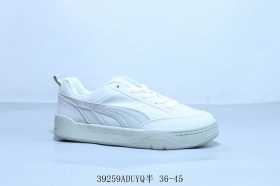 彪马 Puma Slipstream Lo Laces 低帮厚底增高运动板鞋 灰白 货号 401606-04 39259Aduyq半 36-45