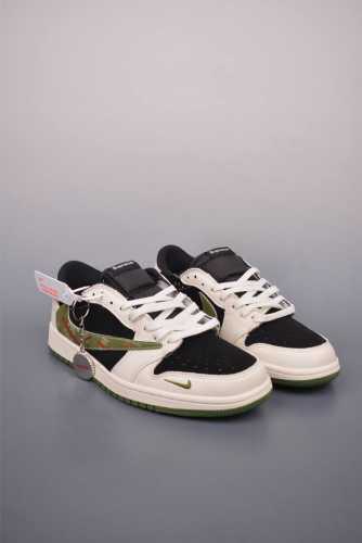 360 Fragment X Travis Scott X Gucci Air Jordan 1 Low 三方联名倒钩 性价比原盒出货 全新的三方联名低帮倒钩