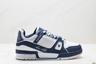 公司级全新Lv路易威登Louis Vuitton Trainer Sneaker Low休闲运动文化百搭板鞋 尺码:36-45 Id:Jkd129-Zzh