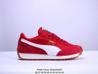彪马 Puma Future Cat Leather Sf 法拉利运动赛车鞋反毛皮面跑步鞋 尺码：36 37 38 39 40 41 42 43 44 45 X