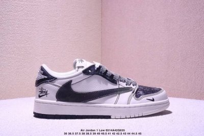 海外爆款限量发售！Travis Scott X Fragment Design X Jordan Air Jordan 1 Low Og Sp “斯图西联名 双